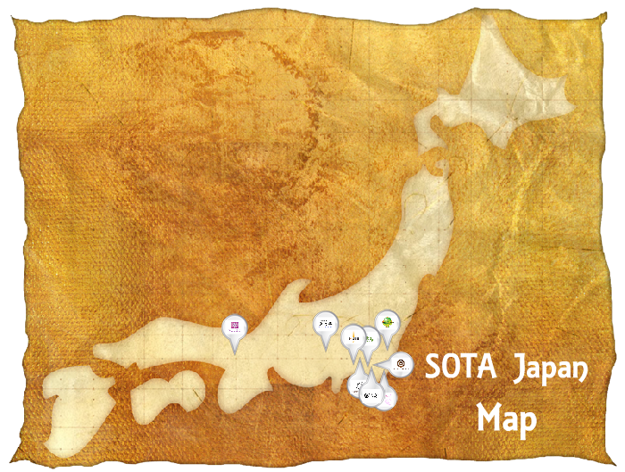 SOTA JAPAN Map